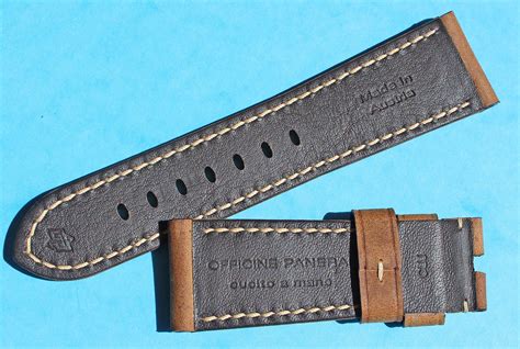 panerai brown calf strap|Panerai Men's Calf Leather Watch Band MXE0DJZW.